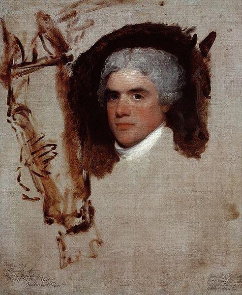 Gilbert Stuart John Bill Ricketts, also identified as, Breschard, the Circus Rider Norge oil painting art